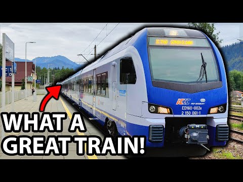 The BEST Stadler FLIRT train? PKP Intercity FIRST CLASS review! (Zakopane to Krakow)