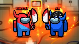 PERFECT IMPOSTOR ROUND WITH KSI! (Among Us w/ Sidemen &amp; Friends)