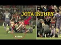 Watch how Jota was injured 👉 Close up injury impact on Diogo Jota’s knee  👉 Liverpool VS Brentford