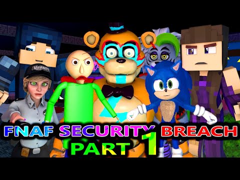 CraftTastic - NEW FNAF SECURITY BREACH VS SONIC, Steve, Baldi, Minecraft Animation Monster Movie Story Challenge