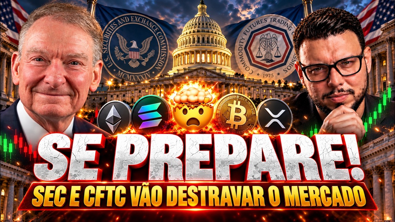 🚨 BITCOIN SEGURA MESMO COM JUROS ALTOS E SEM CLARITY ACT! SEC E CFTC ENTRAM EM CENA