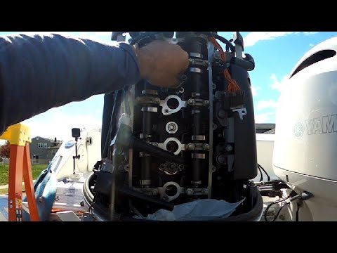 How to change internal anodes on the Yamaha 2.8l outboard. 150hp, 175hp, and 200hp models