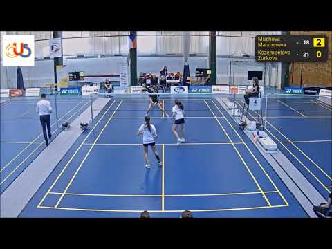 MČR U13: Muchová, Maixnerová vs. Kozempelová, Žurková