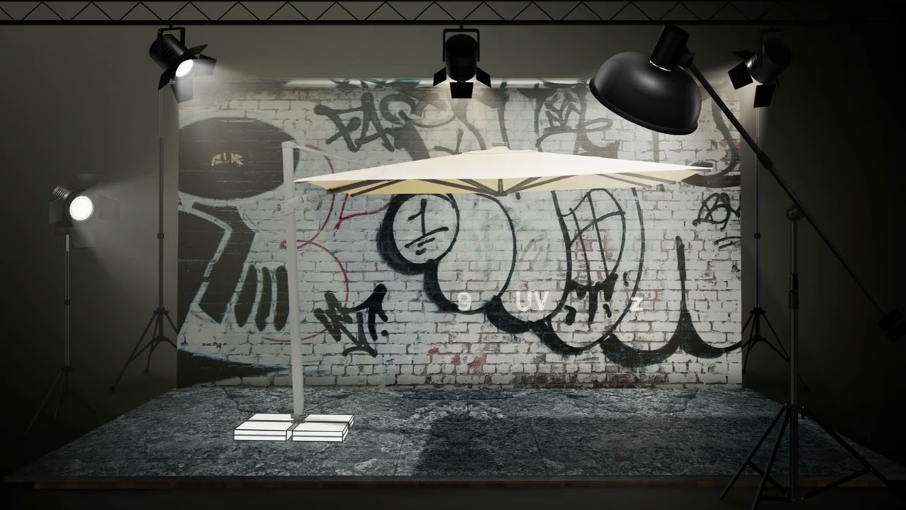 Suncomfort by Glatz Sonnenschirm Varioflex Solar LED, 300 x 300 cm, Light Grey Suncomfort by Glatz Sonnenschirm Varioflex Solar LED, 300 x 300 cm, Light Grey