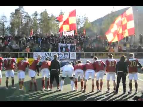 Valdres FK takker publikum, 2010