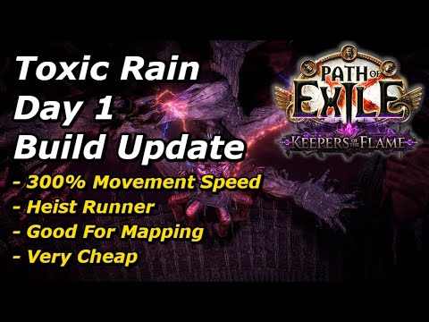 [PoE 3.27] 300% Movement Speed Toxic Rain Pathfinder Day 1 Update