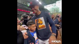 Robb Elementary shooting survivors meet Astros star Jeremy Peña #shorts