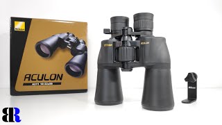 Nikon Aculon A211 Binoculars Unboxing | 10 - 22x50