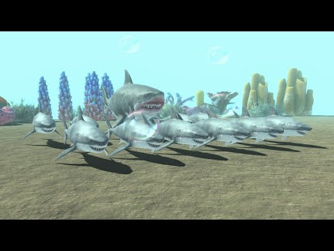 🦈OCEANS PREDATOR VS ALL FACTIONS - Animal Revolt Battle Simulator