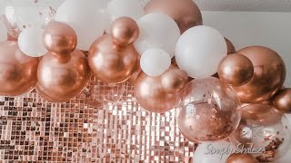 DIY: How to Make the Perfect Balloon Arch || Quick and Easy
