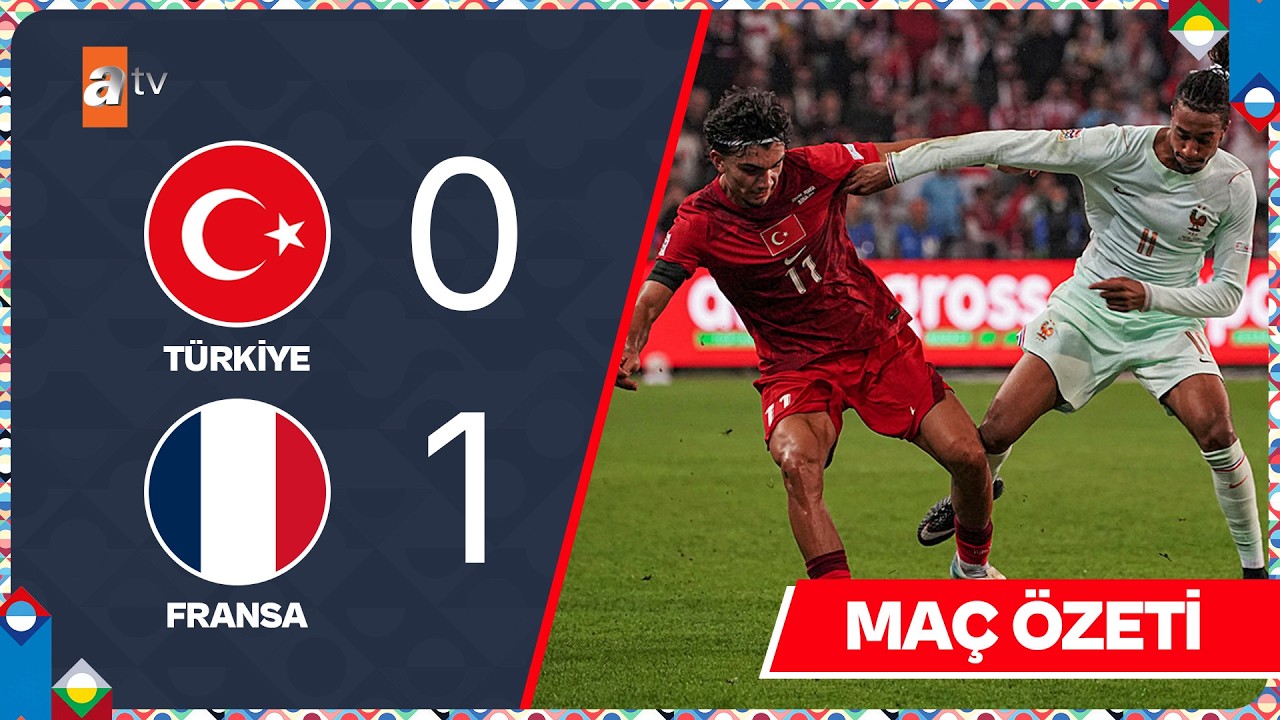 Türkiye 0-1 Fransa | MAÇ ÖZETİ | UEFA Uluslar Ligi A Ligi 1. Grup Maçı | 24.09.2026
