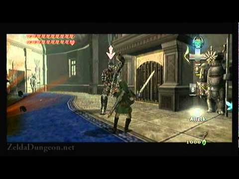 Legend of Zelda Twilight Princess Walkthrough 22 (3/9) "Hyrule Castle: Inside"