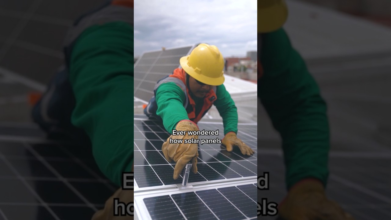 How Do Solar Panels Work? 🌞🔋 #science #curiosity #tech #scifi