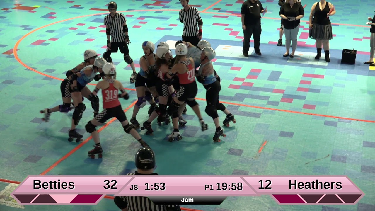 Rose City Rollers Season 14 Championships   Bout 2   Heartless Heathers vs  Break Neck Betties
