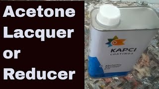 acetone or lacquer thinner instead of urethane reducer will it work