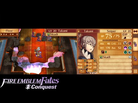 Fire Emblem Fates Conquest Lunatic Blind Chapter 27/Endgame