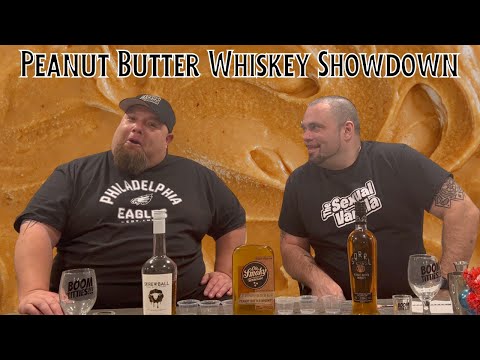 Peanut Butter Whiskey Showdown! 🥜🥃 Skrewball vs Sqrrl vs Ole Smoky PEanut Butter Whiskey Taste Test!