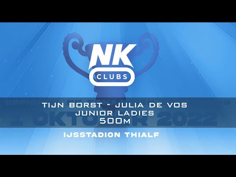 Tijn Borst - Julia de Vos Ladies 500m NK Clubs 2022