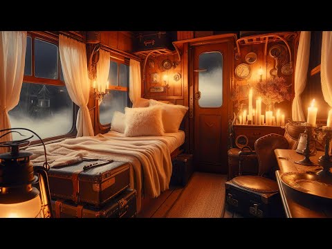 Orient Express ASMR - A Cozy 1930s Journey from Istanbul to Paris - Drift to Sleep with Gentle Rain