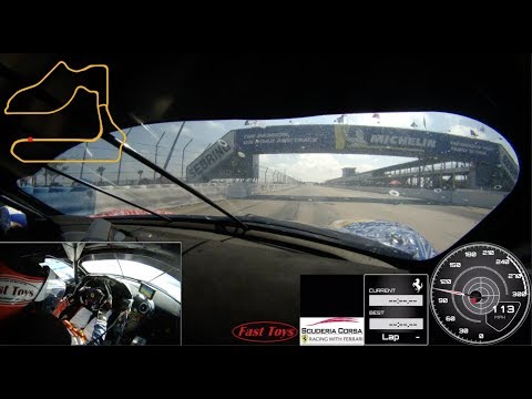 Qualification Lap at Sebring Ferrari 488 Challenge 2019 on board 2:06.86