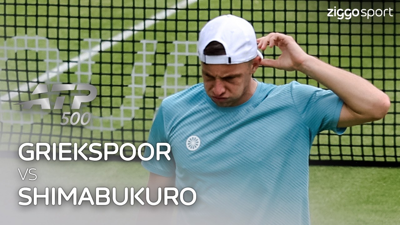 KOPZORGEN VOOR TALLON RICHTING WIMBLEDON 😓 | Griekspoor vs Shimabukuro | Terra Wortmann Open 2026