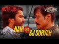 Nani SJ Suryah Face Off Nani S QUICK THINKING Saves A Woman Saripodhaa Sanivaaram Netflix