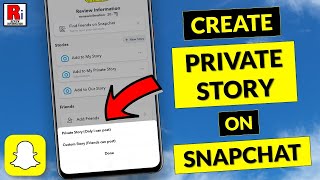 How to Create Private Story on Snapchat (Updated)