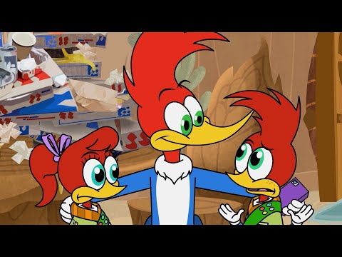 Capa de Pica-Pau em Português | Pica-Pau é um super tio | Desenhos para crianças