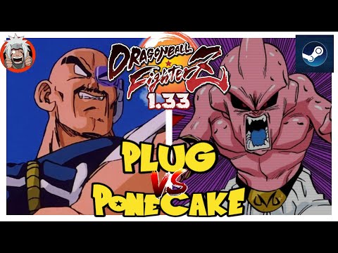 DBFZ plug vs PoneCake (GokuSSB, Videl, Nappa) vs (KidBuu, Gohan, GokuUI)