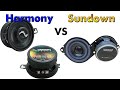 2.75 or 3inch car speakers Sundown vs Harmony Audio Sound Demo