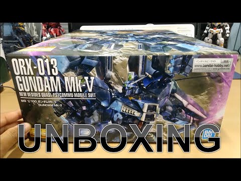 [Unboxing] P-Bandai MG 1/100 Gundam Mk-V