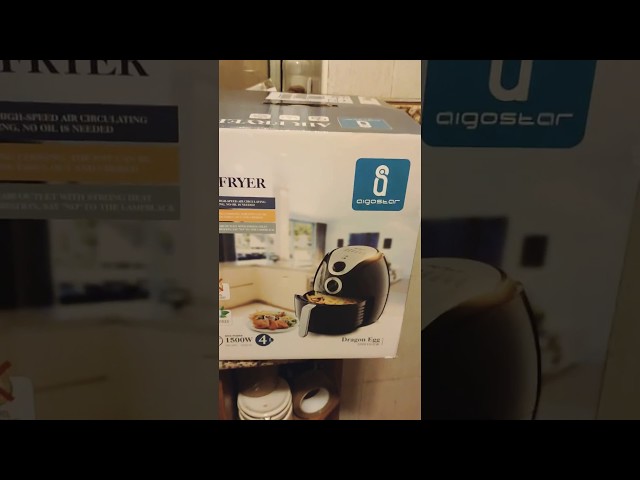 Vídeo relacionado con Aigostar Olivia - Freidora con capacidad de 2,5 L, 1650 W, libre de BPA, con ventana transparente, control de temperatura e indicador, negra
