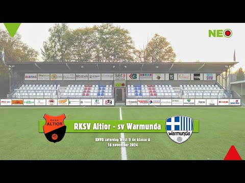 Samenvatting Altior - Warmunda 16 11 2024