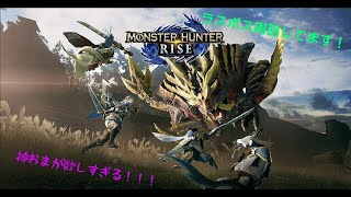 【モンスターハンターライズ サンブレイク】装備整えたいので少しだけやります。