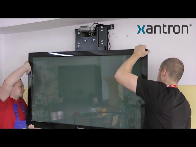 Elektrischer Tischständer mit universeller TV-Halterung Xantron