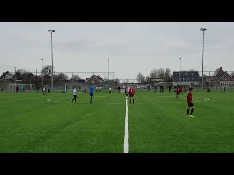 KMD JO13-4 vs v.v. Maasdijk JO13-3. 2e helft, 24-3-2018