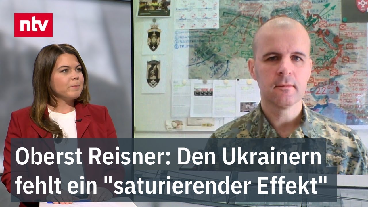 Oberst: Den Ukrainern fehlt ein "saturierender Effekt" - Reisner blickt an die Kriegsfront I