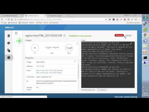 Container as a service with VMware Admiral