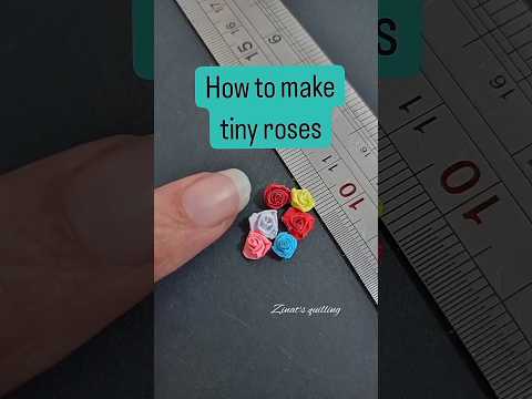 Making rose flower with paper strips🌹 #diy #quillingpaperart #flower