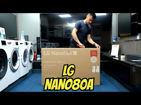 LG NANO80 A 2025 Unboxing, Setup, TV and 4K Demo Videos 50NANO80A6B
