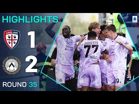 CAGLIARI-UDINESE 1-2 | HIGHLIGHTS | Kristensen Wins It For Udinese | Serie A 2024/25