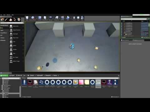 Unreal Engine 4 top down shooter wip 2