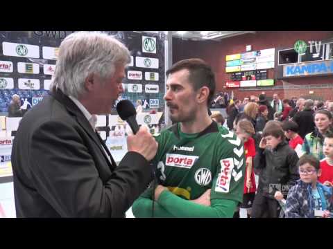 Interviews nach dem Spiel GWD Minden - Füchse Berlin
