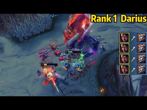 Rank 1 Darius: How to BULLY This 1000 LP Zaahen in KR HIGH ELO!