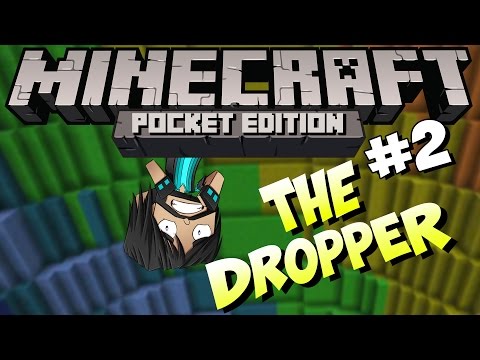 Minecraft PE (Pocket Edition) : The Dropper - Part 2 - Threading The Toilet Bowl!