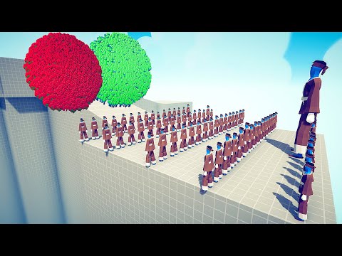 100x KICKBOXERS + GIANT vs DUO GODS - Totally Accurate Battle Simulator TABS