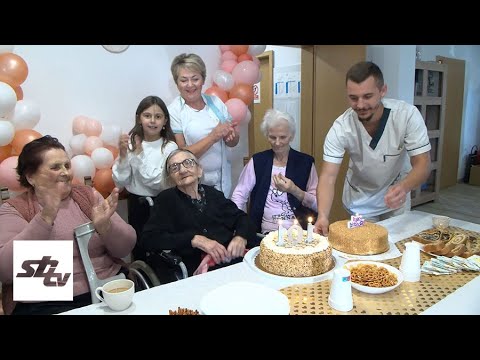 SBTV - DNEVNIK - USUSRET DANU STARIJIH OSOBA ANA MARIĆ PROSLAVILA 101. ROĐENDAN - 30.09.2022.