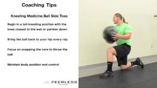 70. Kneeling Medicine Ball Side Toss