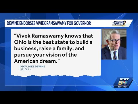 Mike DeWine endorses Vivek Ramaswamy in 2026 Ohio governor's race