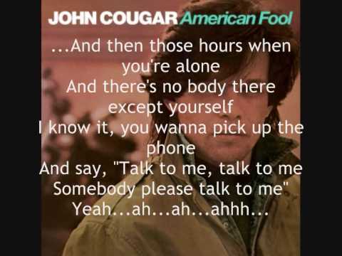 John Cougar: Hand To Hold On To